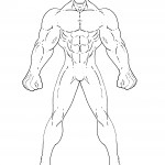 Muscled Man Template