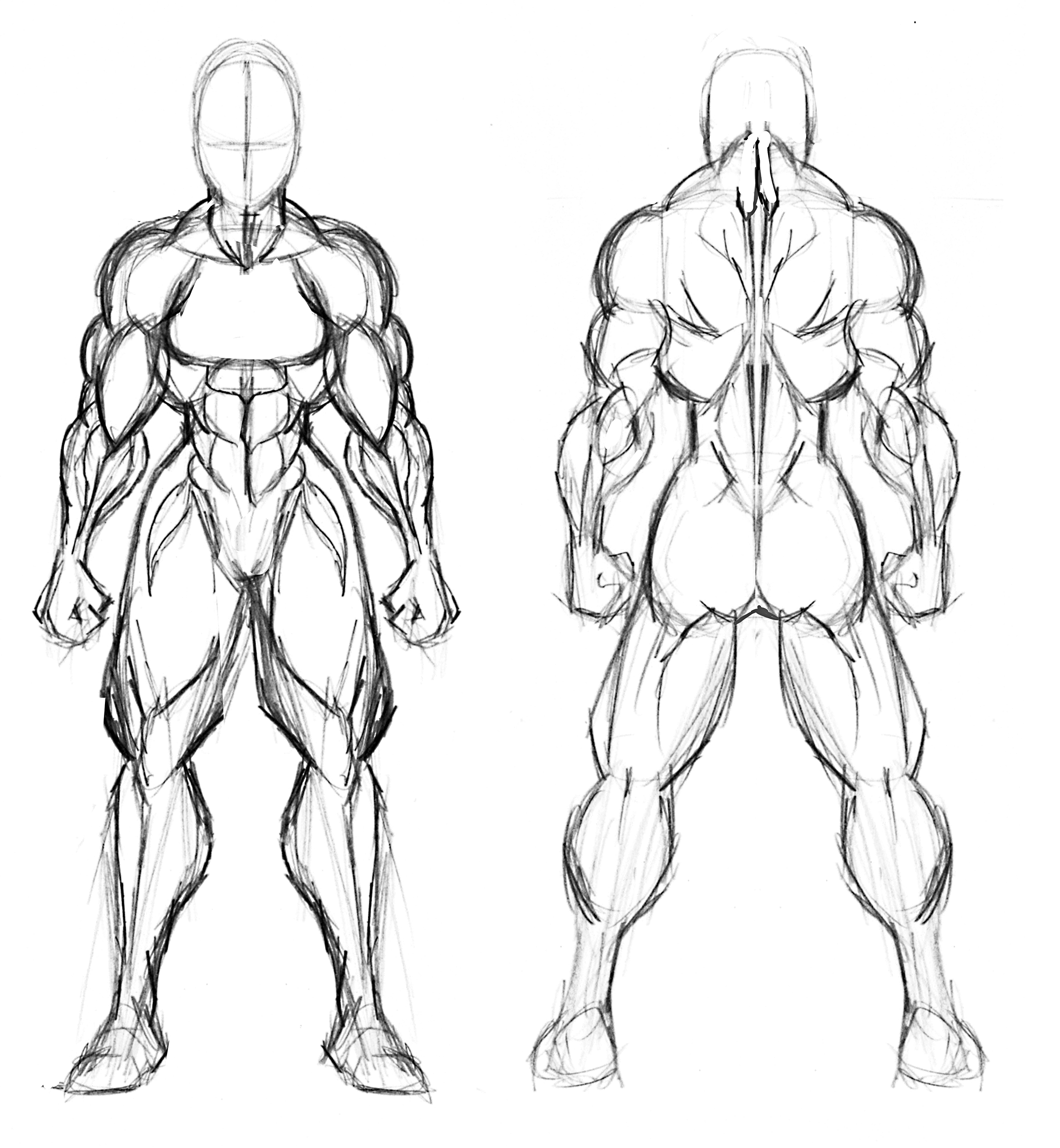 superhero body template